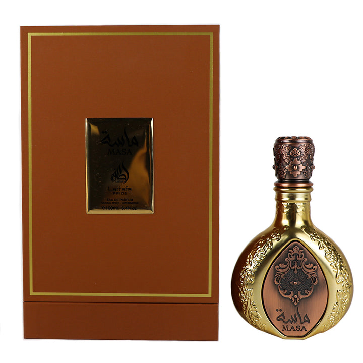 Lattafa Pride Masa 3.4 fl.oz. (100ml) – Luxurious Floral & Amber Eau de Parfum | Elegant & Timeless Scent