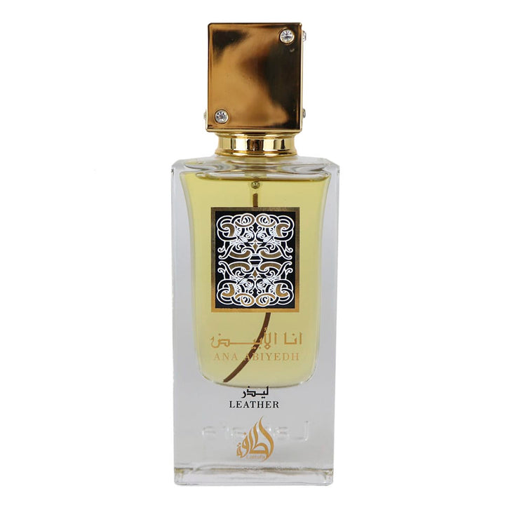 Lattafa Ana Abiyedh Leather 2.04 fl.oz. (60ml) – Bold Leather & Spicy Eau de Parfum | Rich & Masculine Scent