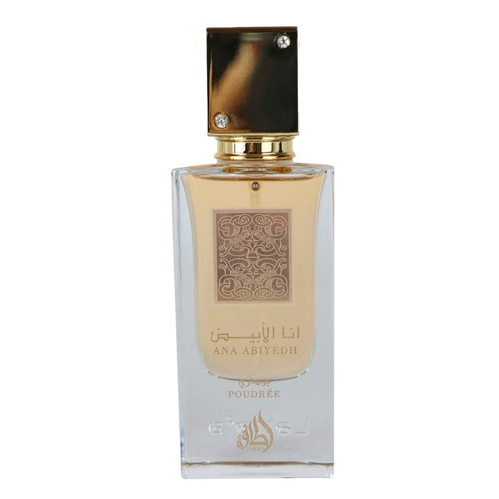 Lattafa Ana Abiyedh Poudrée – Elegant Powdery Floral Eau de Parfum | Soft & Luxurious Scent