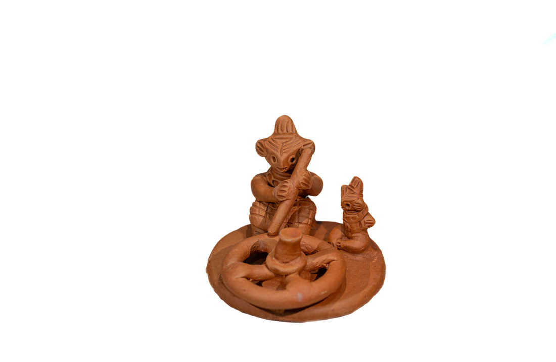 Eco-Friendly Tepa Putul – Folk Pottery Wheel Sculpture