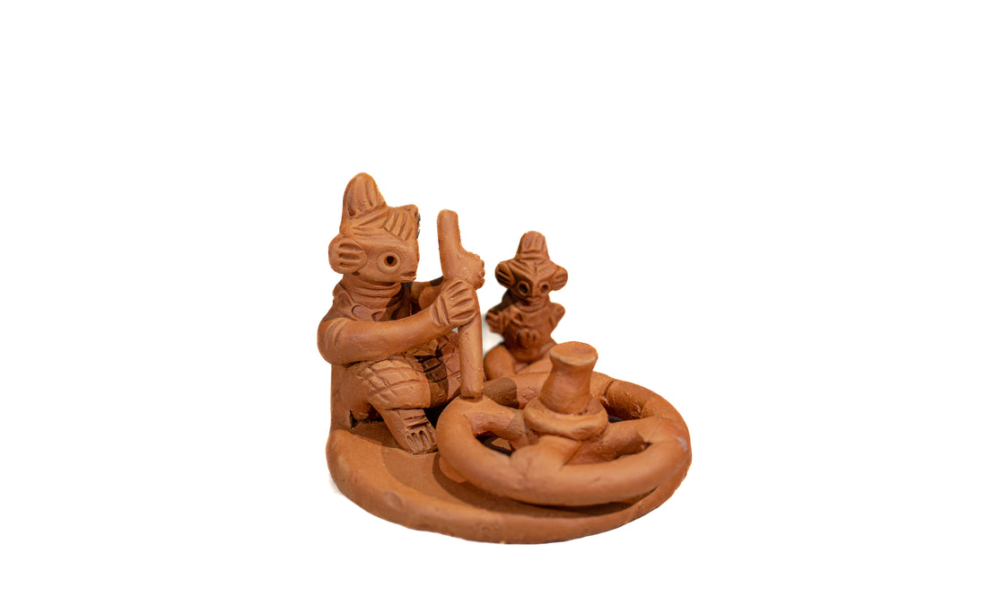 Eco-Friendly Tepa Putul – Folk Pottery Wheel Sculpture