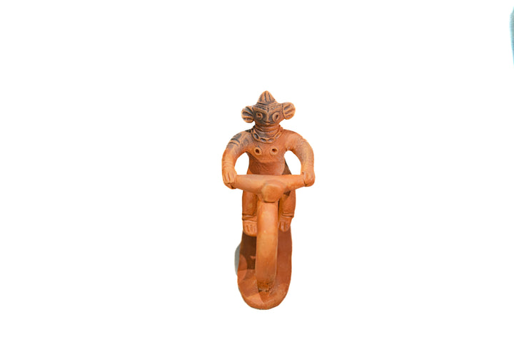 Playful Terracotta Folk Art ~ Tepa Putul Cyclist for every home