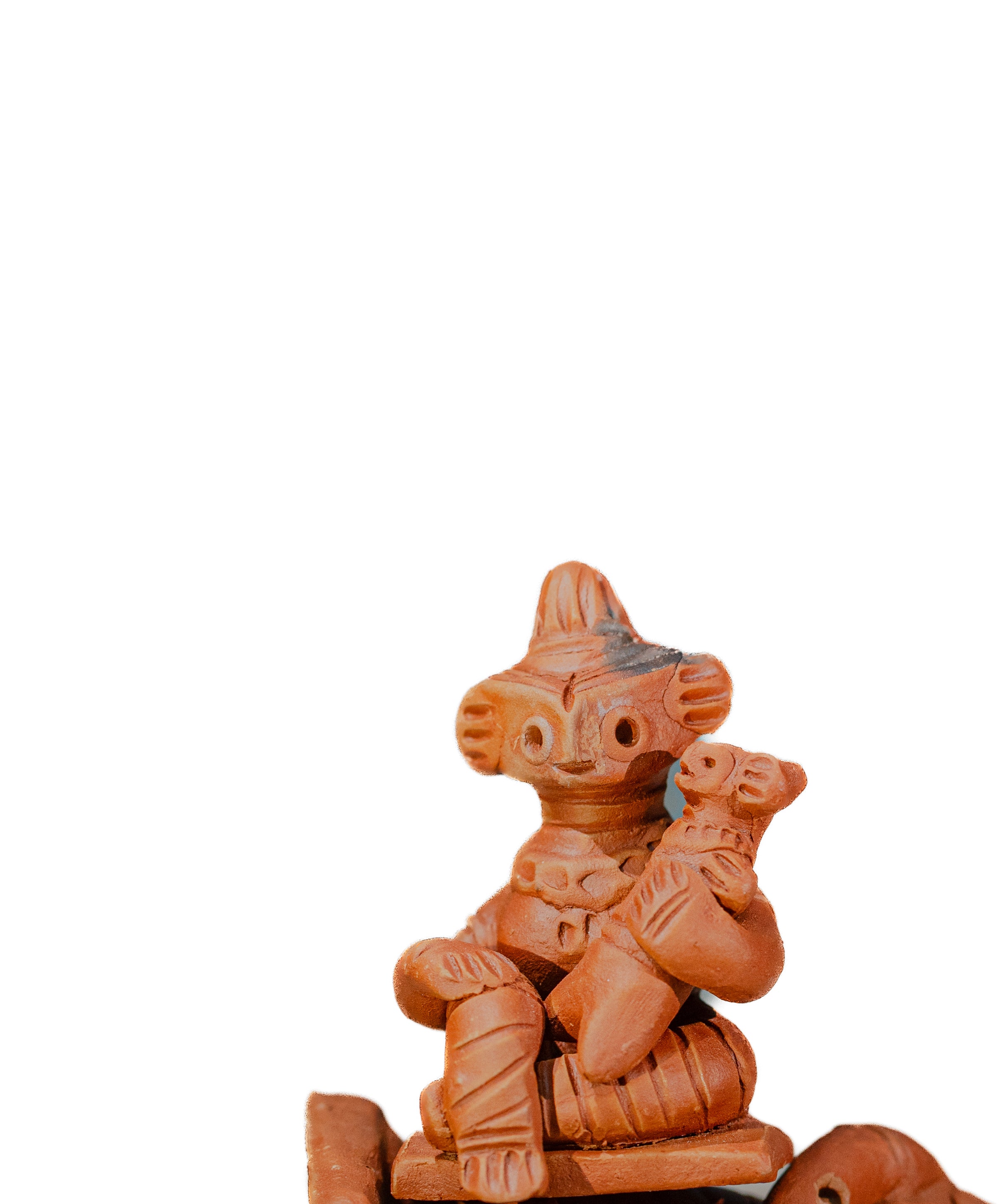 Handmade Terracotta Clay Doll - Artisan Terracotta Doll