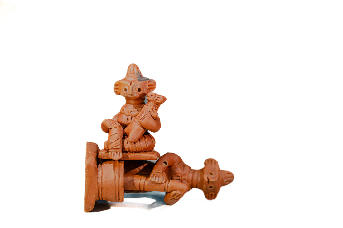 Handmade Terracotta Clay Doll - Artisan Terracotta Doll