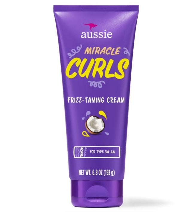 Aussie Miracle Curls Frizz Taming Curl Cream ~ Curly Hair ~ 6.8 fl oz