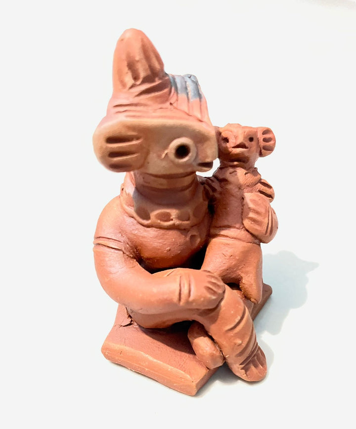 Traditional Tepa Putul (Clay Doll Showpiece) – Handmade Terracotta Art from Bangladesh