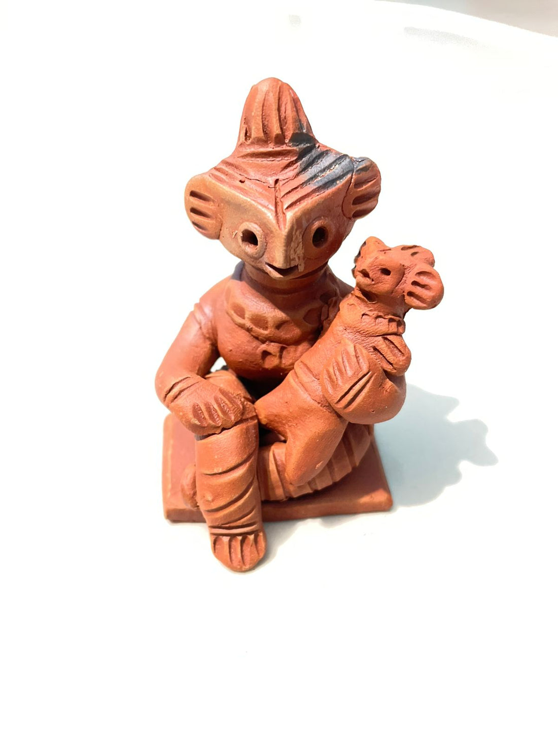 Traditional Tepa Putul (Clay Doll Showpiece) – Handmade Terracotta Art from Bangladesh